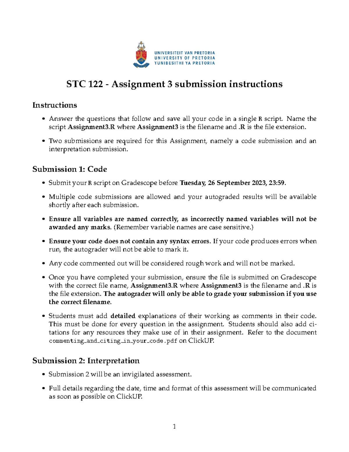 Study Guide For STC 122 - statistics 122 Study Guide Last Revision ...