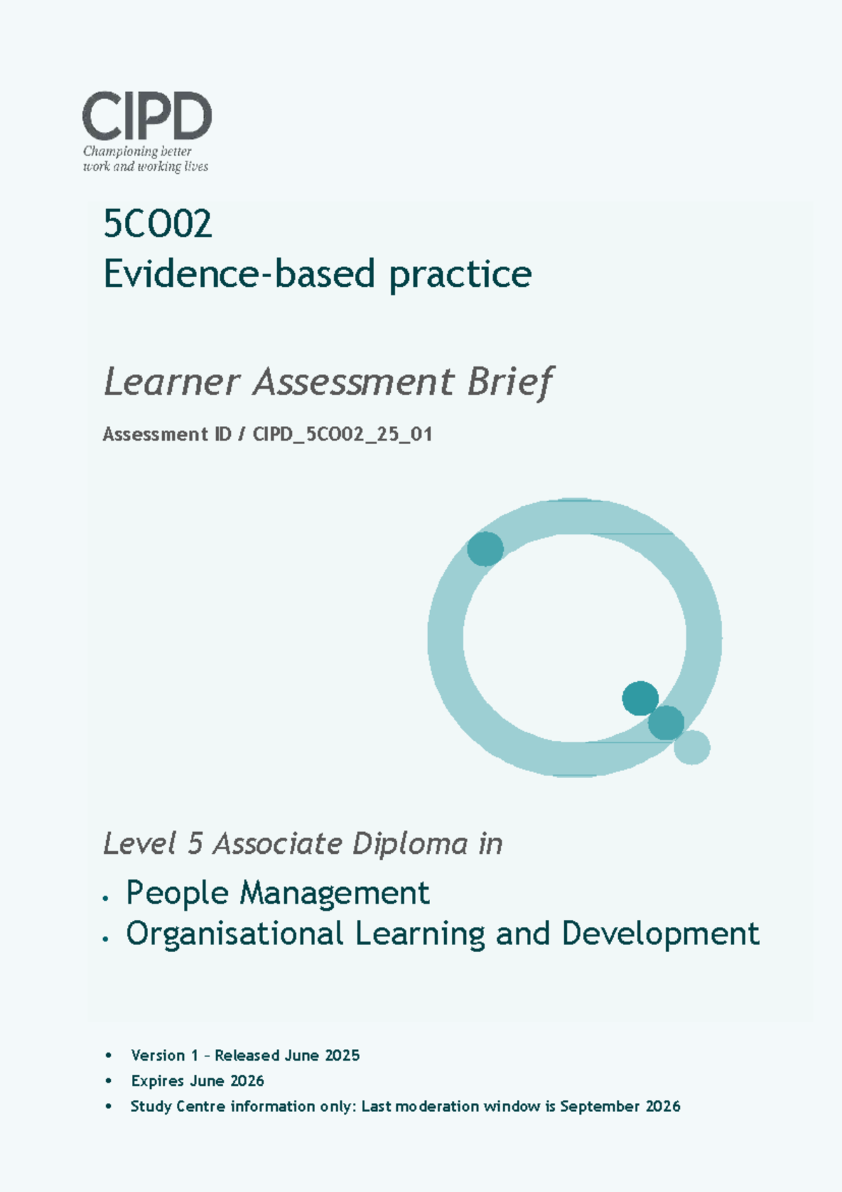5CO02 Practice Assessment Brief: People Management Insights and ...