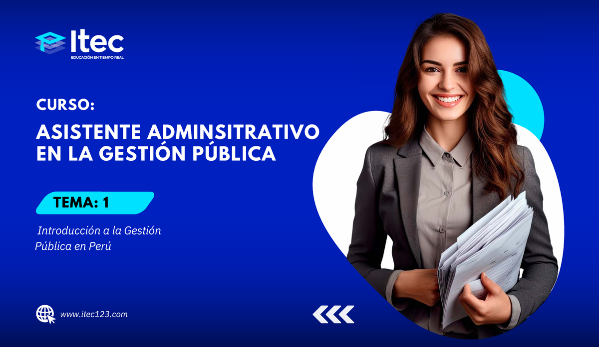 CURSO: ASISTENTE ADMINISTRATIVO EN LA GESTIÓN PÚBLICA - TEMA 1 ...