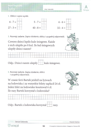 Sprawdzian roczny matematyka klasa 2 - - Studocu