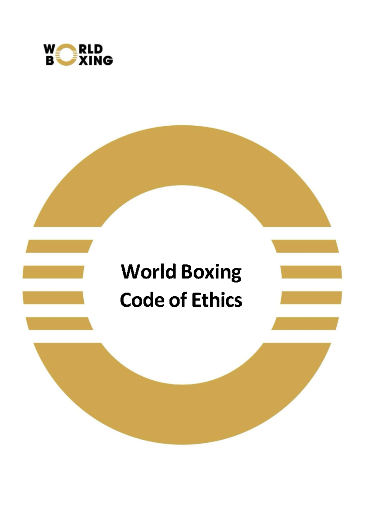 World Boxing Code of Ethics: Final Version Overview - Studocu