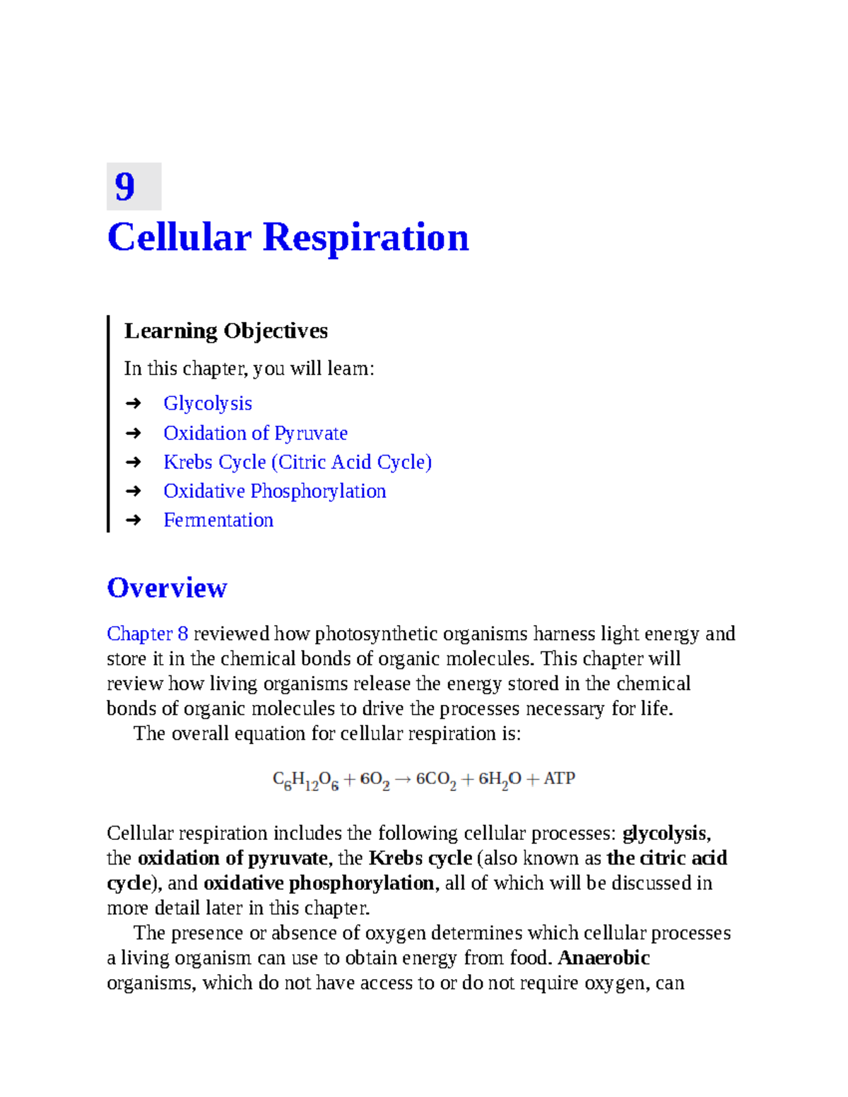 BIOL 101 Lecture Notes: Cellular Respiration and Metabolism - Studocu