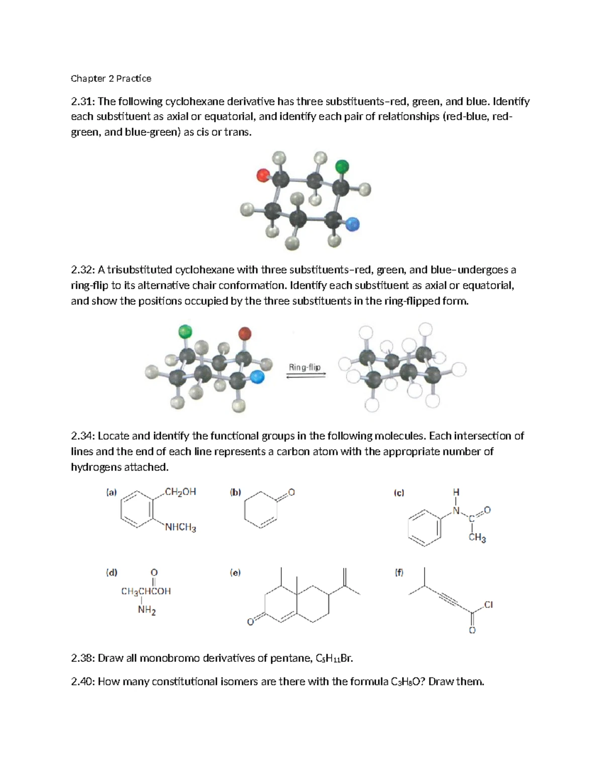 CHM 201 Chapter 7 Practice Problems and Solutions - Studocu