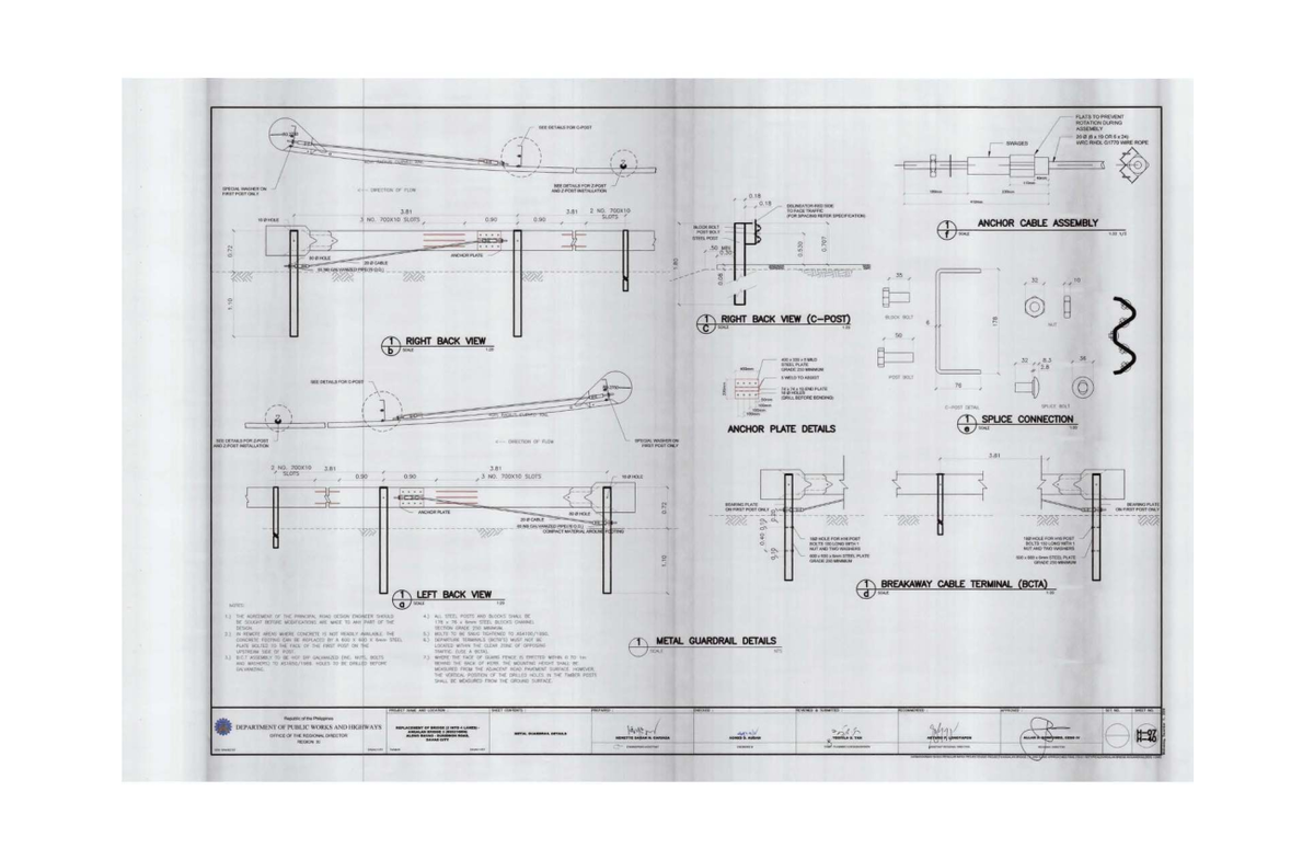FLATSTOPREVENT ROTATION DURING SEE ASSEMBLY 200 - BRIDGE PLAN SET 6 ...