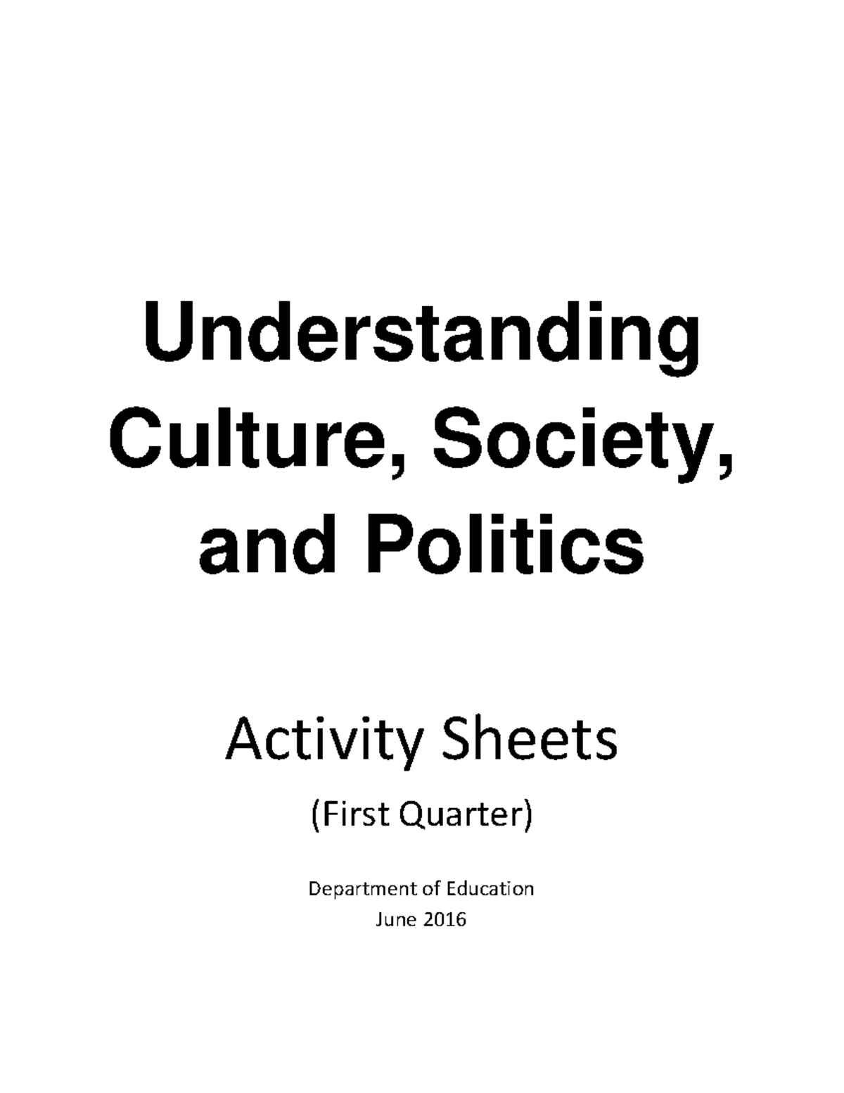 03 UCSP AS v1 - Lecture Notes on Culture, Society & Politics - Studocu