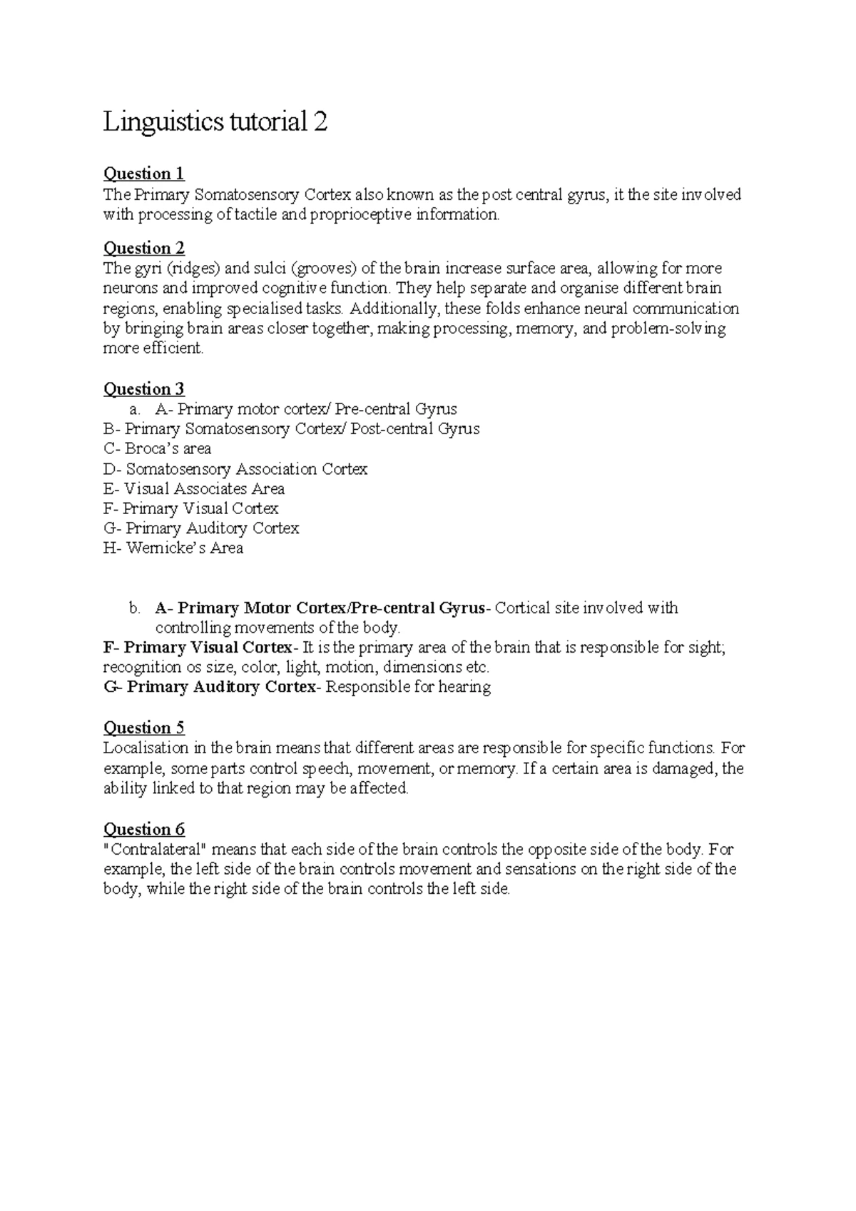 LING 2007 Tutorial 10: Signifier vs. Signified & Types of Signs - Studocu