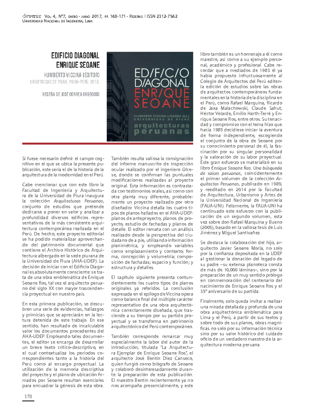 Admin +145-833-1-PB - Reseña sobre el Edificio Diagonal de Enrique ...