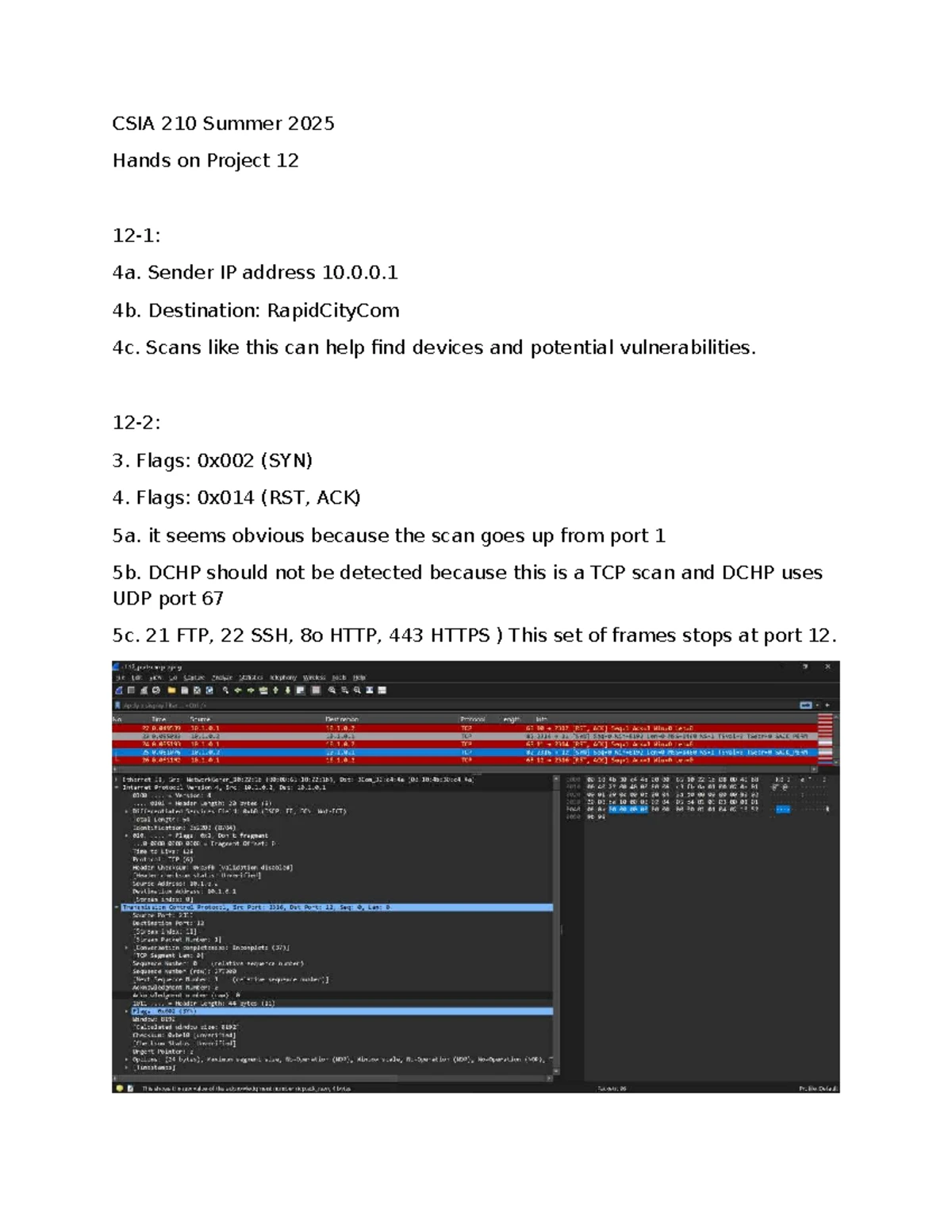 Hand on Project 11 - Assignments for modules 6 and 7 - CSIA 210 - CSIA ...