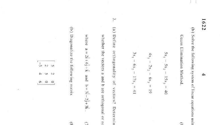 Mathematics for Computing Question Paper 2342011 23-24 - Studocu