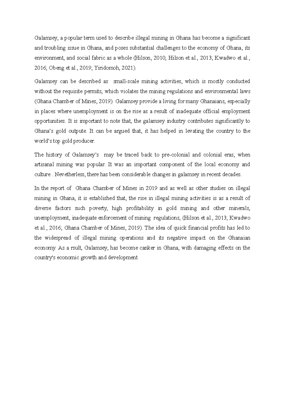 Galamsey: Impact of Illegal Mining on Ghana's Economy and Environment ...