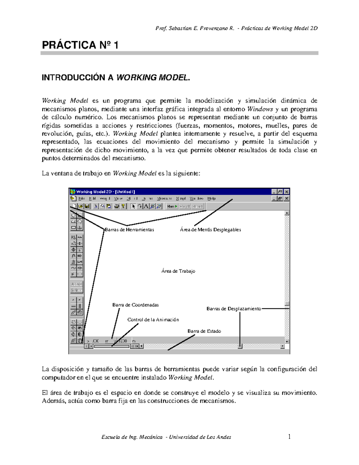 Guía Práctica de Working Model 2D: Introducción y Modelización - Studocu