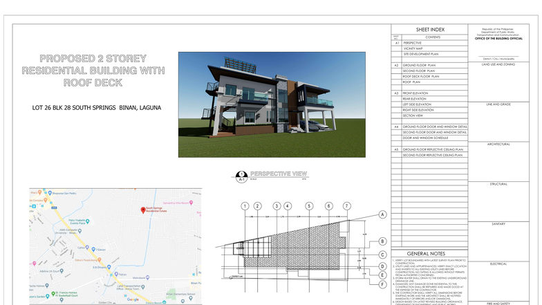 A1-A5: Proposed 2-Storey Residential Building Plans - Studocu