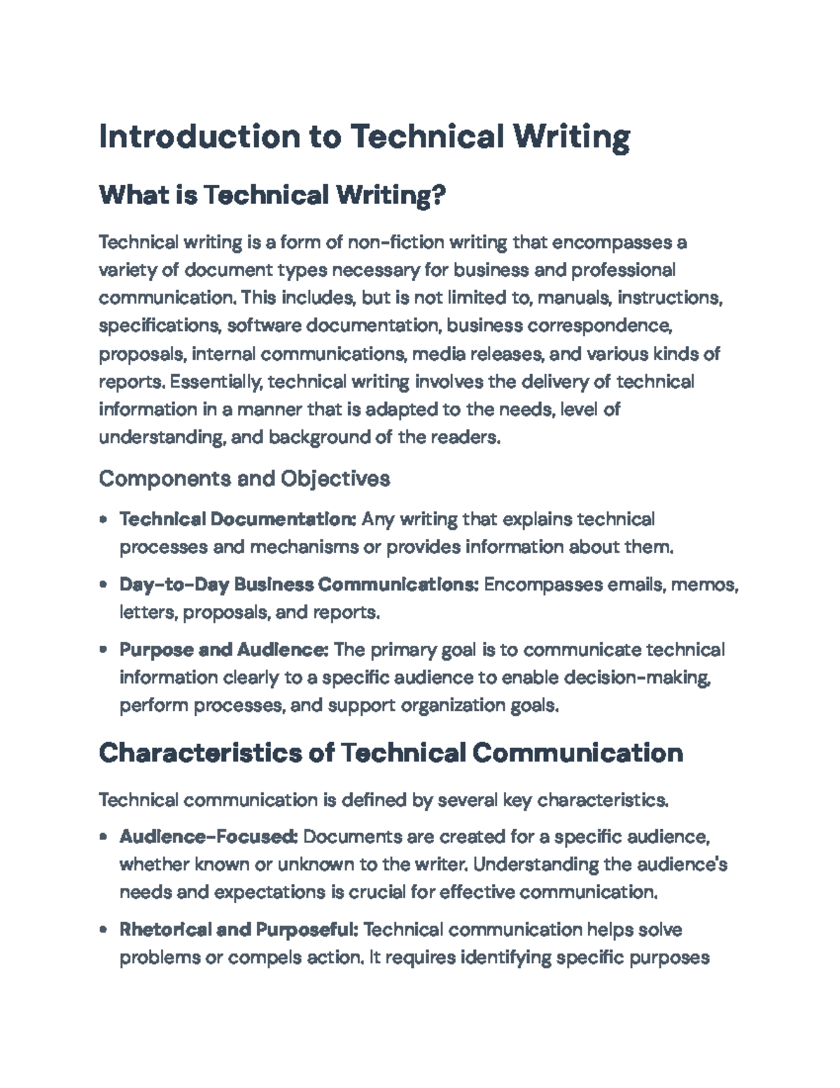 Technical Writing: Principles, Practices, and Professional Standards ...