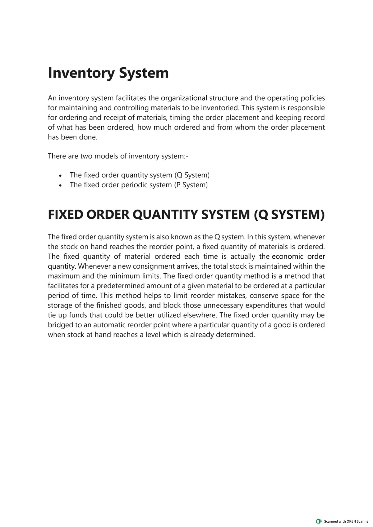 Supply Chain Management Question Bank [MB83 03/0401] - Studocu