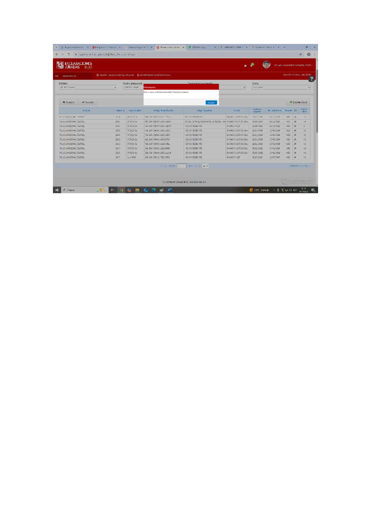 Registro de Declaraciones Juradas - Policía Nacional del Perú 2024 ...