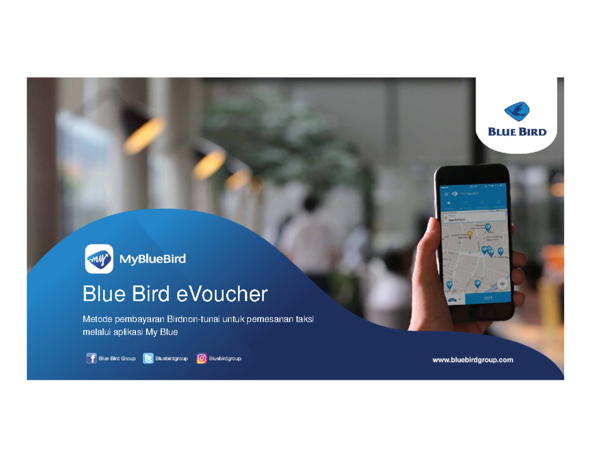 Bluebird eVoucher User Guide for My Blue App Features and Usage - Studocu