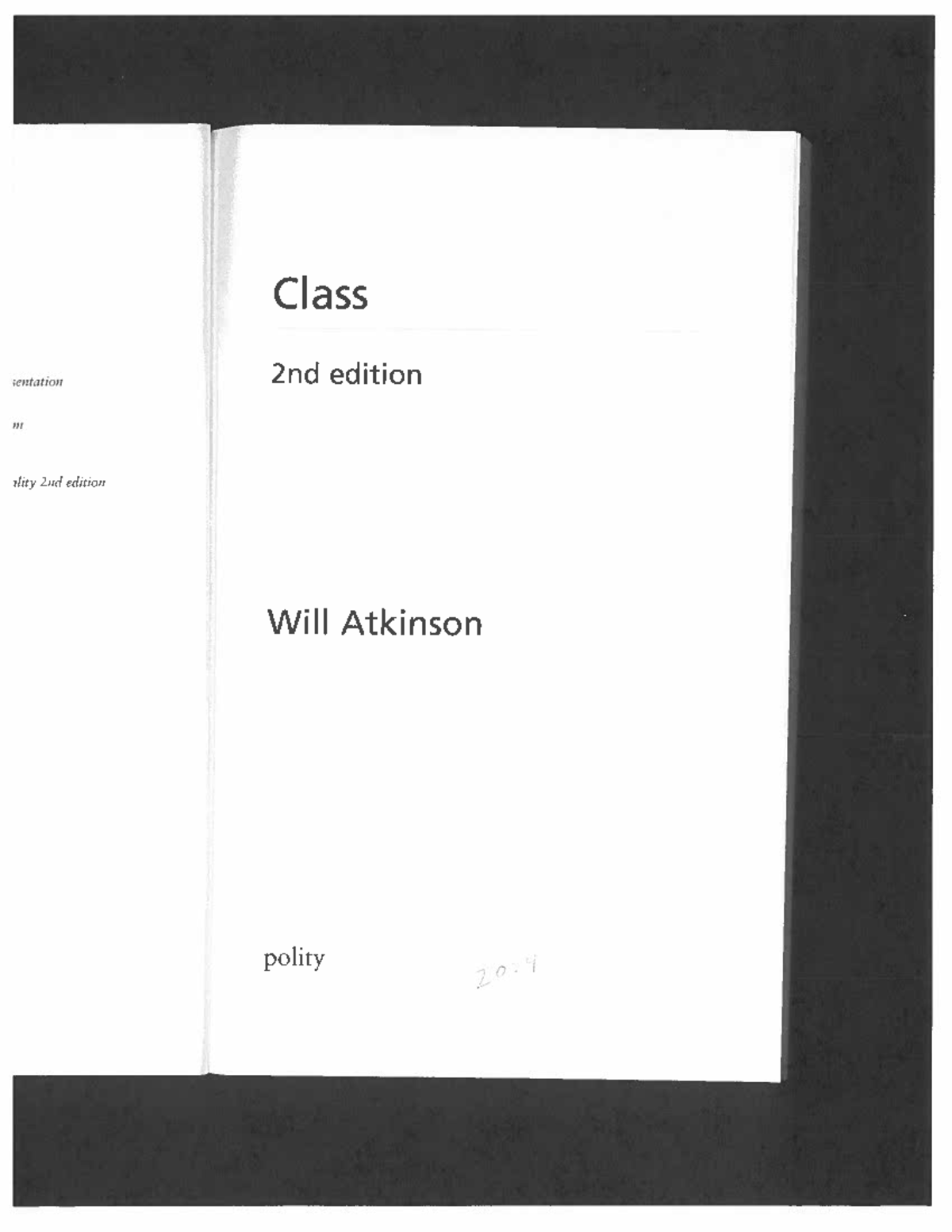 Class Analysis: Understanding Social Structures and Inequalities - Studocu
