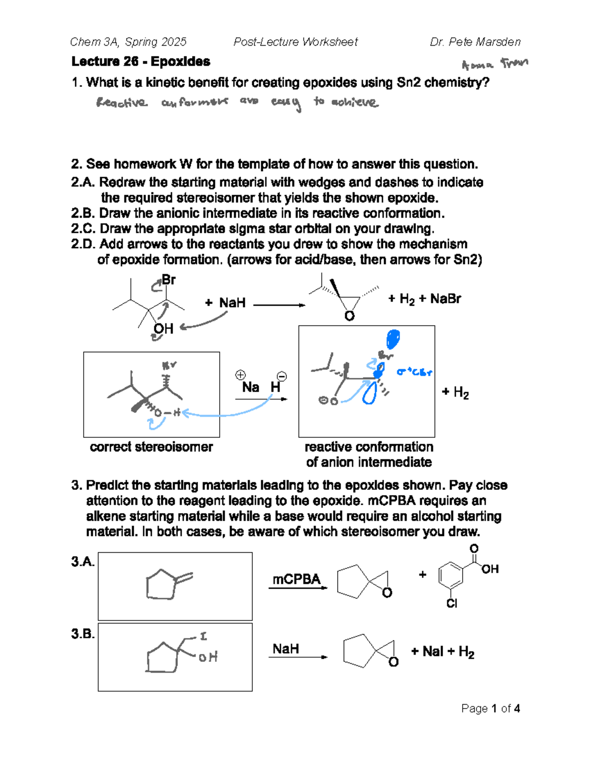 Lecture+26+ +Post Lecture+Worksheet+%28Chem+3A+ +Spring+2025%29 - CHEM ...