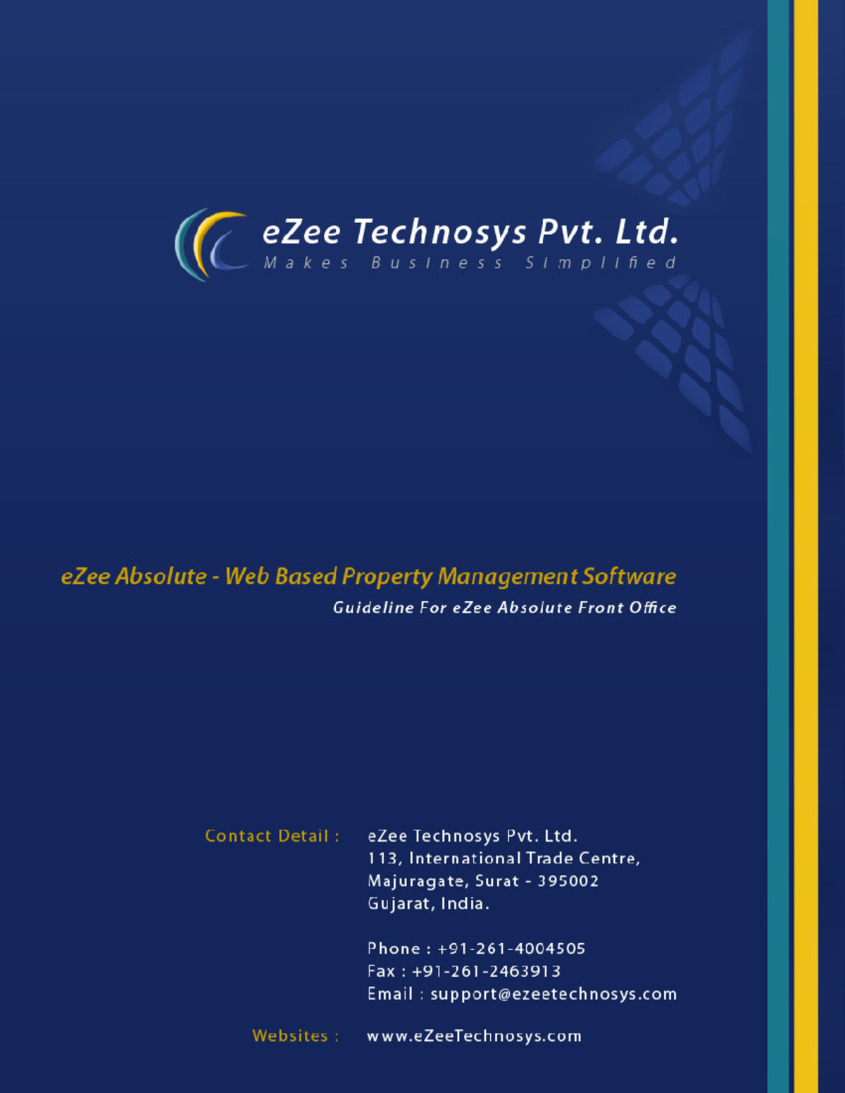 E Zee Absolute Front Office Comprehensive Guide (Final Exam) - Studocu