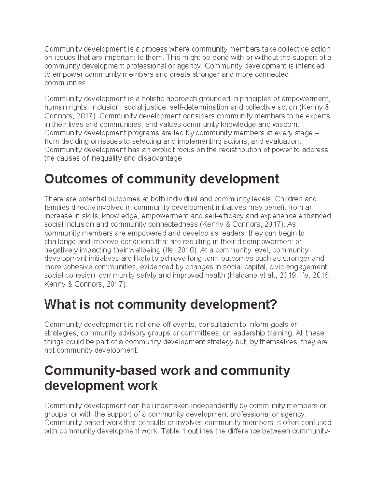 Community Development: Empowerment and Collective Action Insights ...