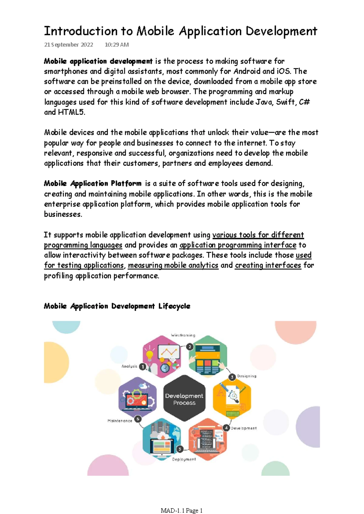 Practical 17: Activity Lifecycle and Sensor Implementation Notes - Studocu