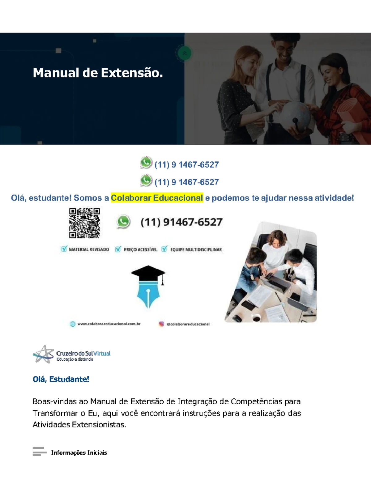 Atividades de Extensão em Sustentabilidade: ODS 4 e 12 para Cursos ...