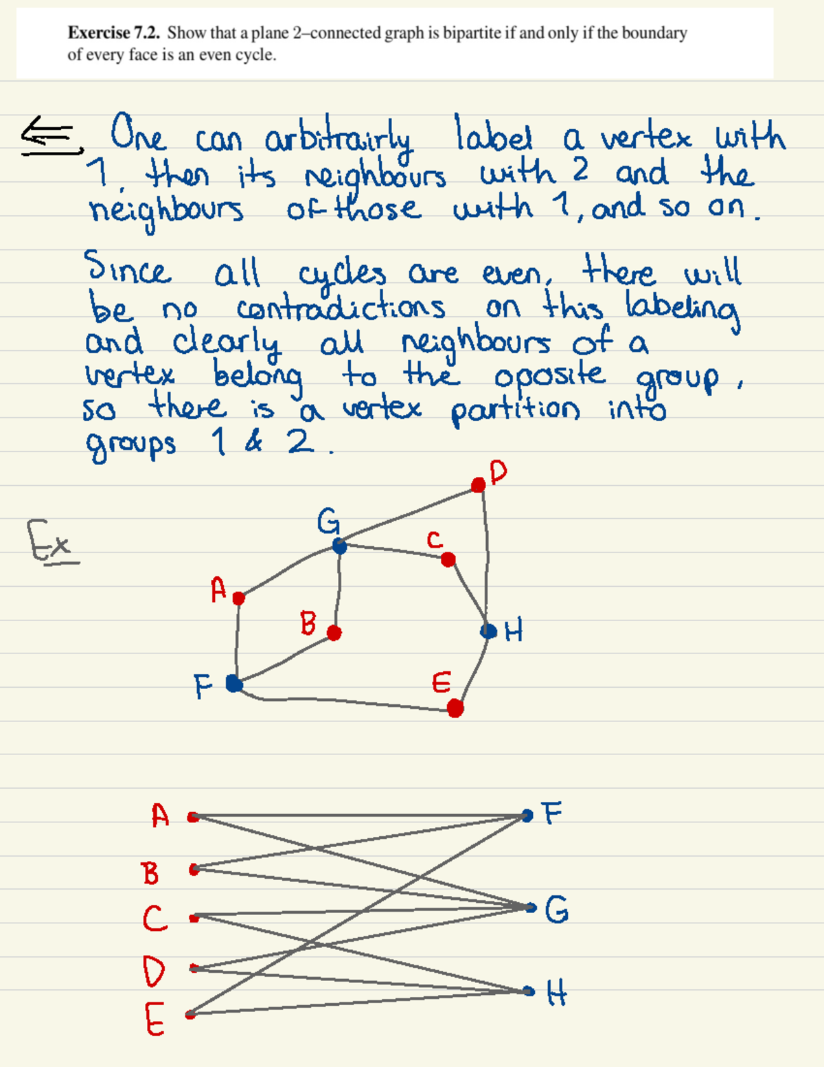Combinatorics Graph Theory: Vertex Labeling and Bipartite Graphs - Studocu