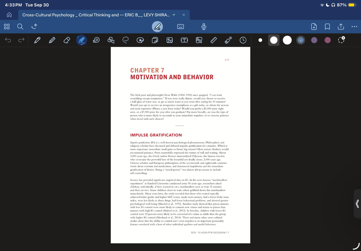 Psychology T273 Final Exam Study Guide: Motivation & Behavior Insights ...