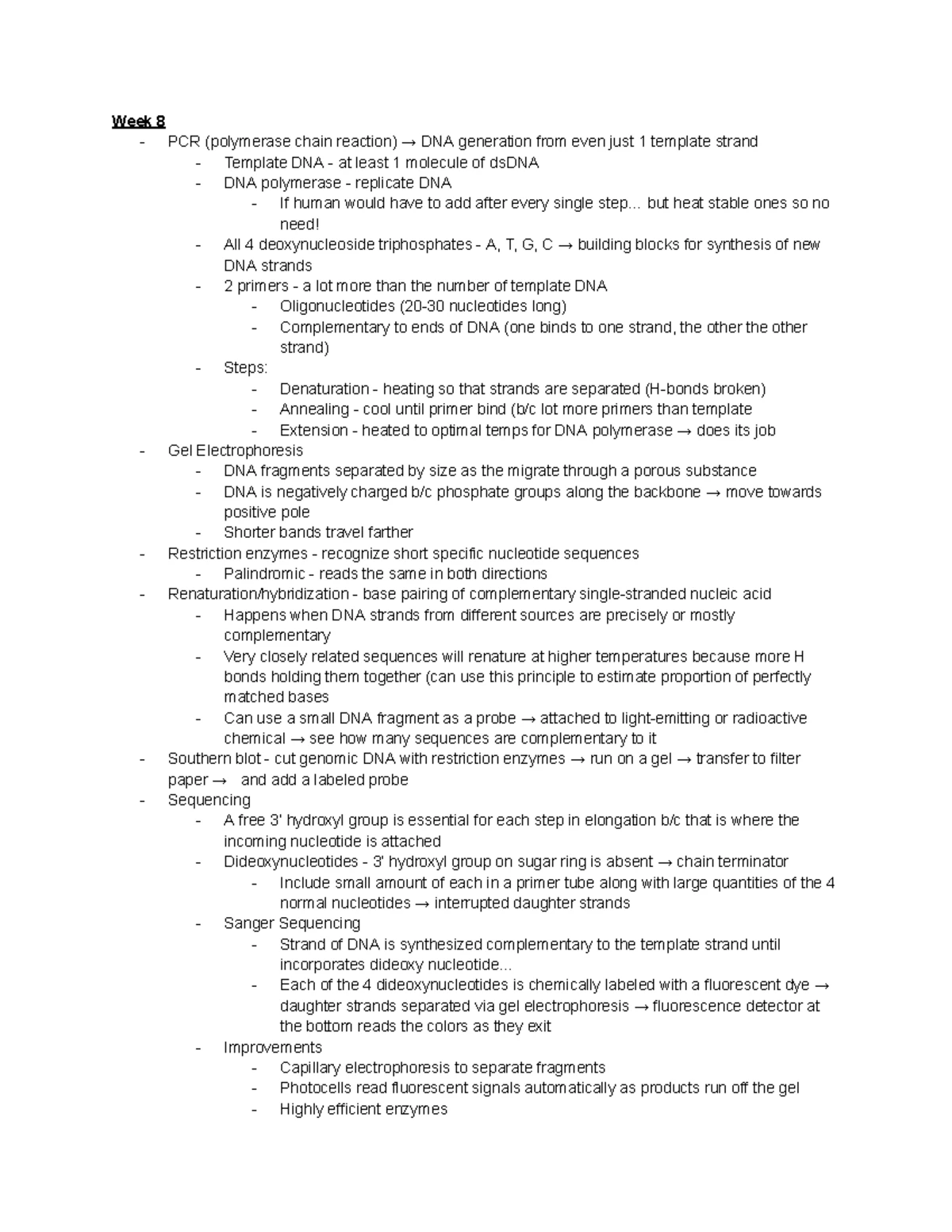 LS 7C - Lecture Notes - Fall 2022 Professor Esdin - Office Hours ...