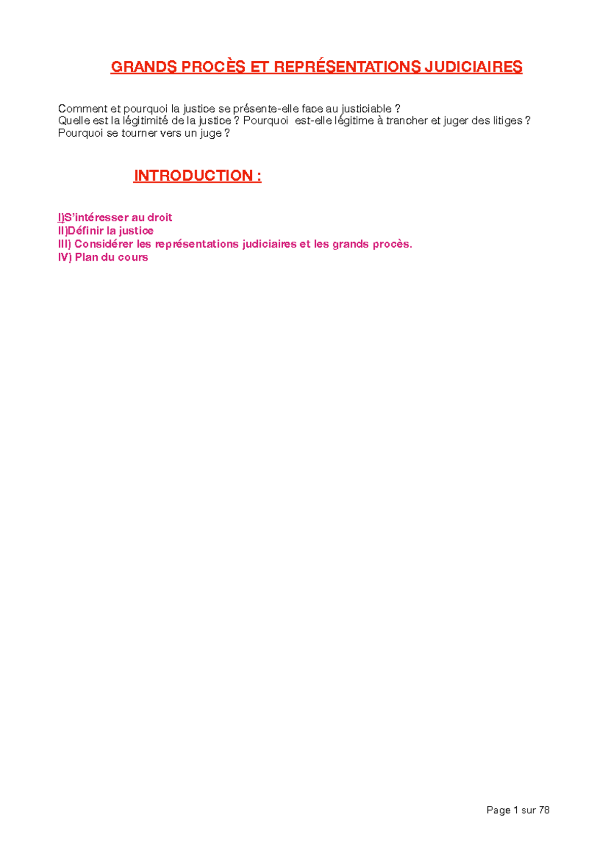 Grands Procès et Représentations Judiciaires : Légitimité et Justice ...