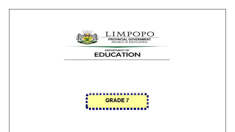 SS Grade 7 Geography P1 Marking Guidelines Term 4 2025 - Studocu