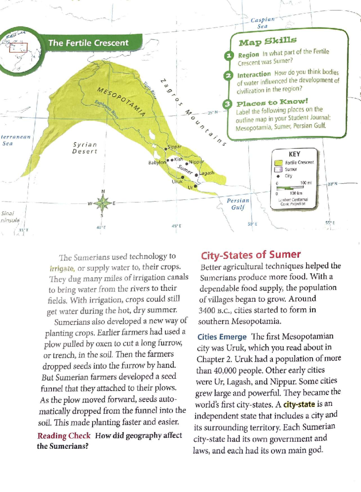 SST 101: City-States of Sumer and Their Geographic Influence - Studocu