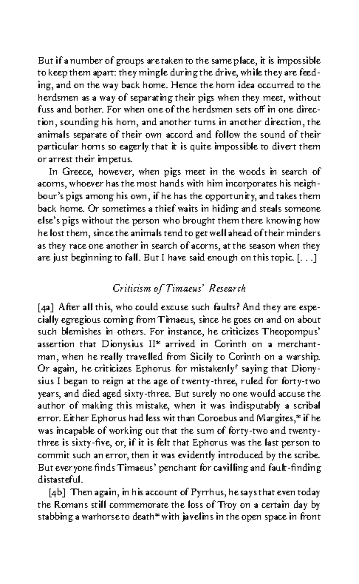 Critique of Timaeus’ Historical Accuracy in AW Classics (HIST 49) - Studocu