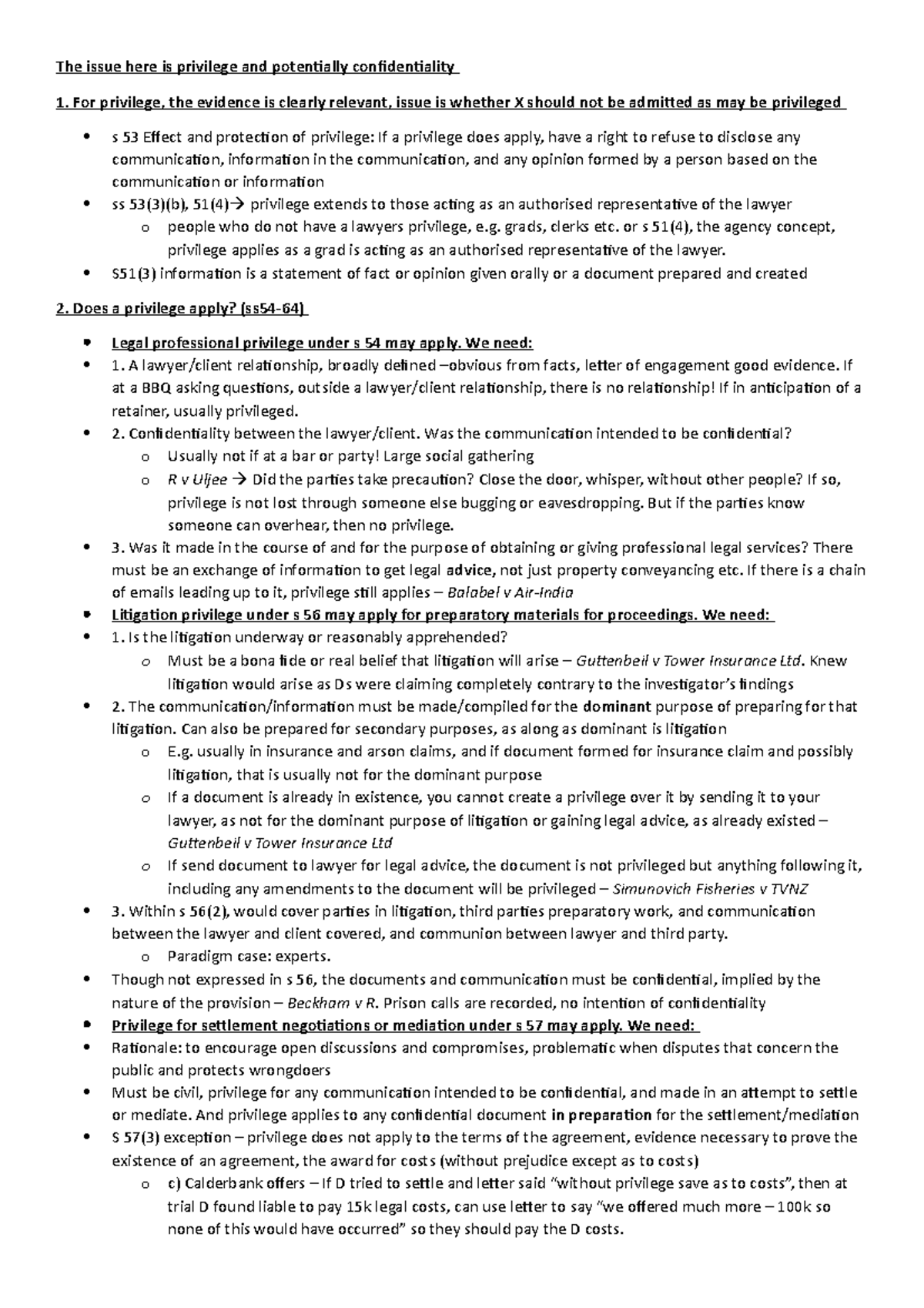 Evidence Lecture 22-24: Understanding Privilege and Confidentiality ...