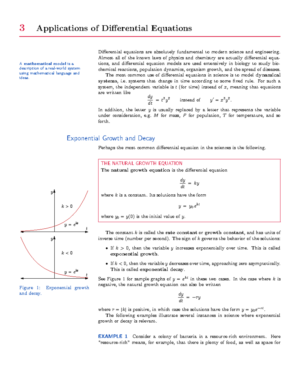 Applications of Differential Equations in Science (MATH 101) - Studocu