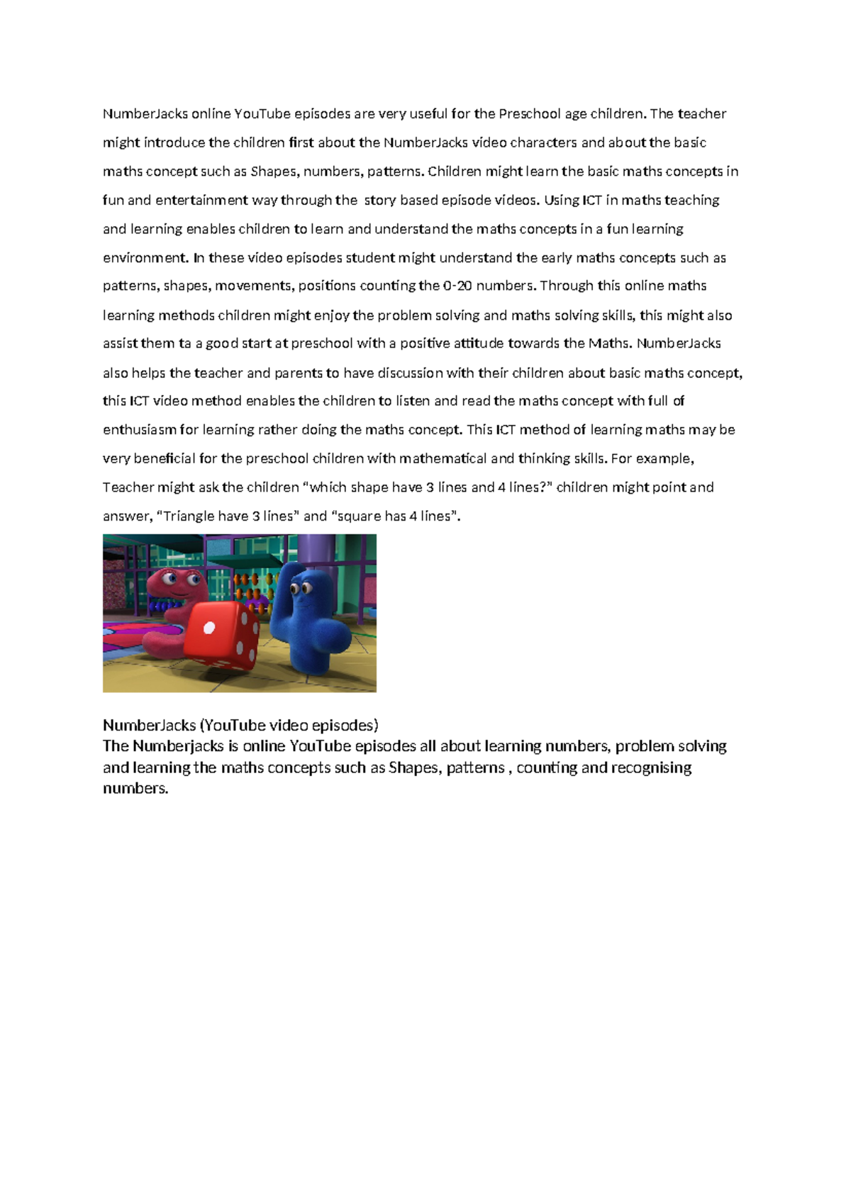 Number Jacks Case Study: Enhancing Preschool Maths Learning via ICT ...