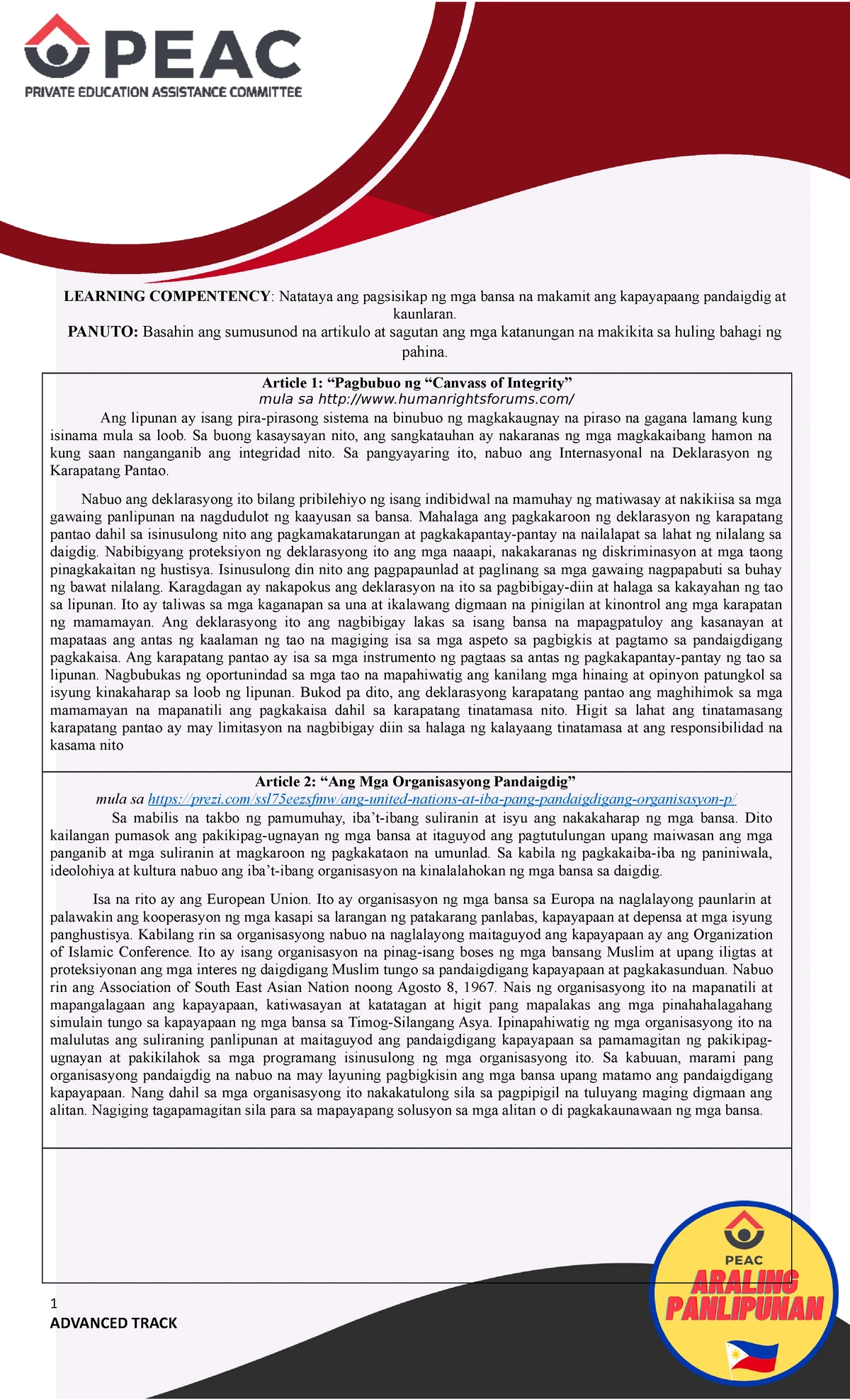 G8 4th Q Diagram-Standards-Unpacking - GRADE 8 UNIT STANDARDS AND ...