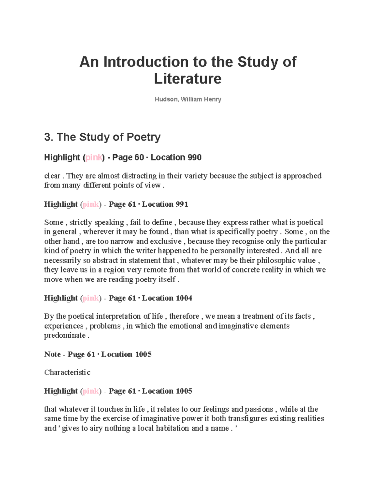 Important Notes on Literature Study: Poetry & Drama Analysis - Studocu