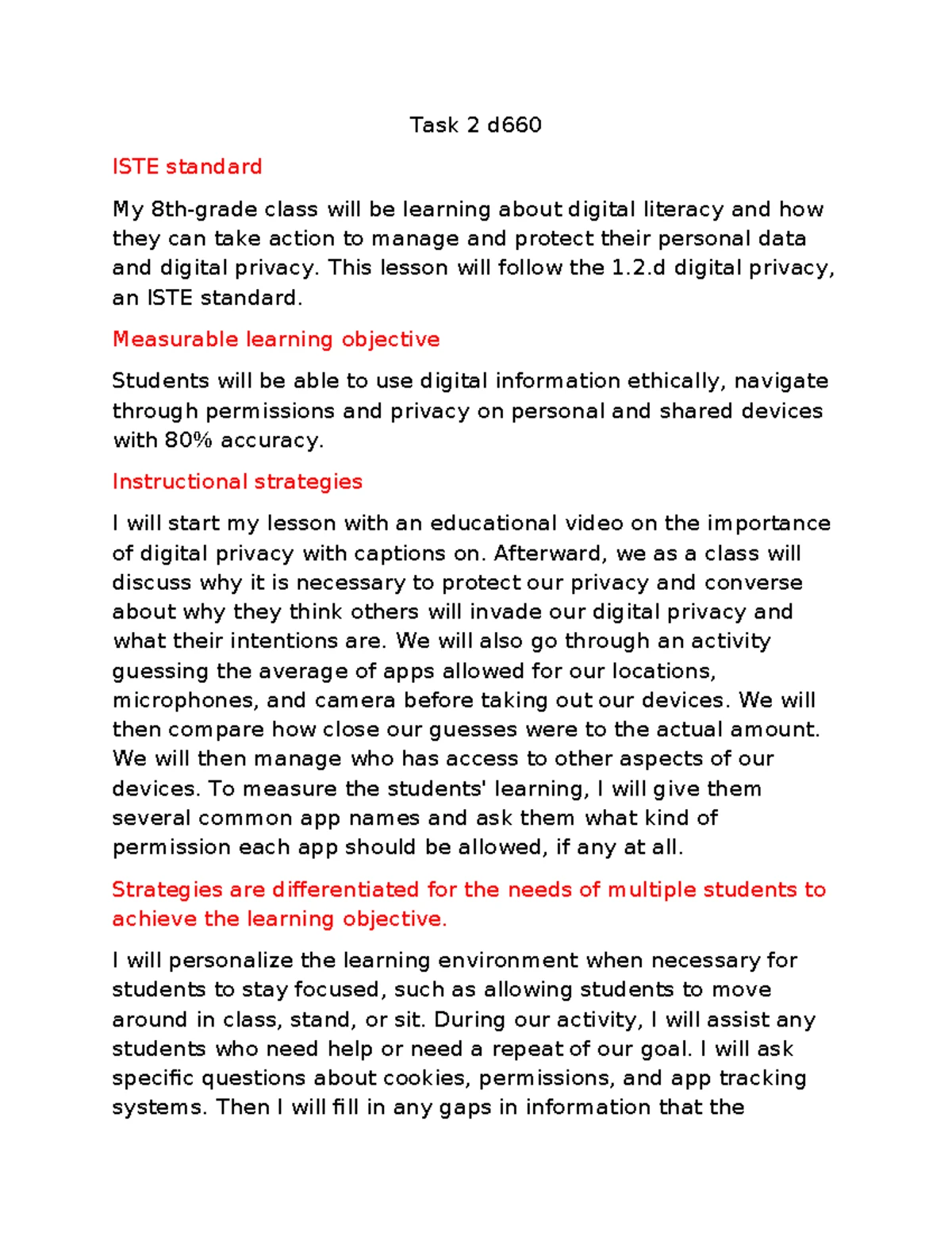 D660 Final Exam: Bridging the Digital Divide in Online Pedagogy - Studocu