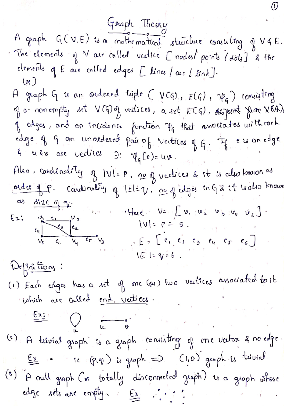 Graph theory module 1 - I'm a student looking for research development ...