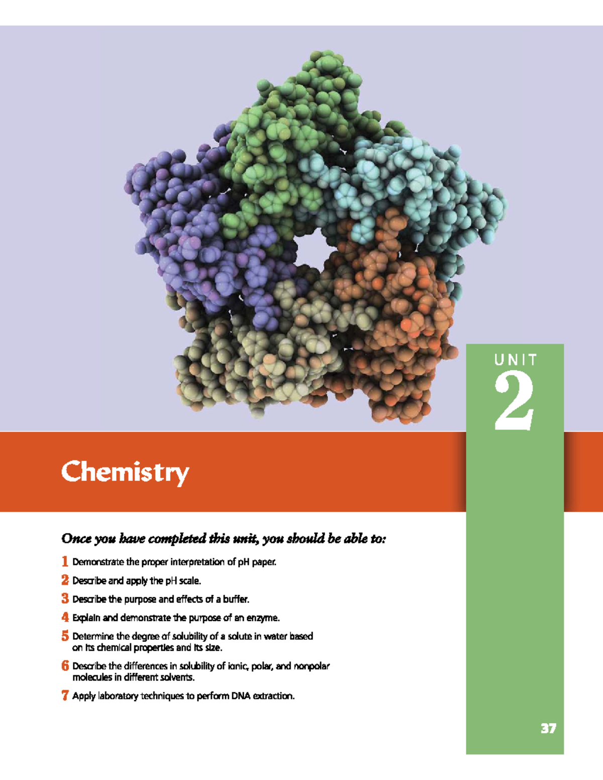BIO 168 Lab 2 - Nursing coursework, study materials. - UNIT 2 Chemistry ...