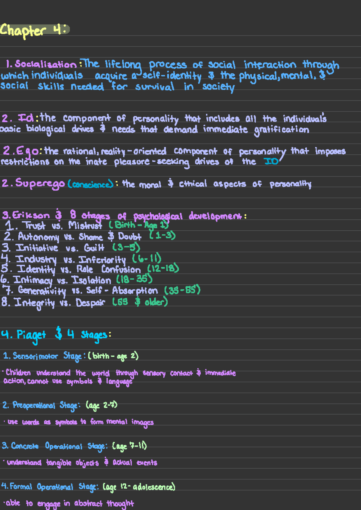 Test 2 Study Guide - Chapter 4: Social Interaction & Identity - Studocu