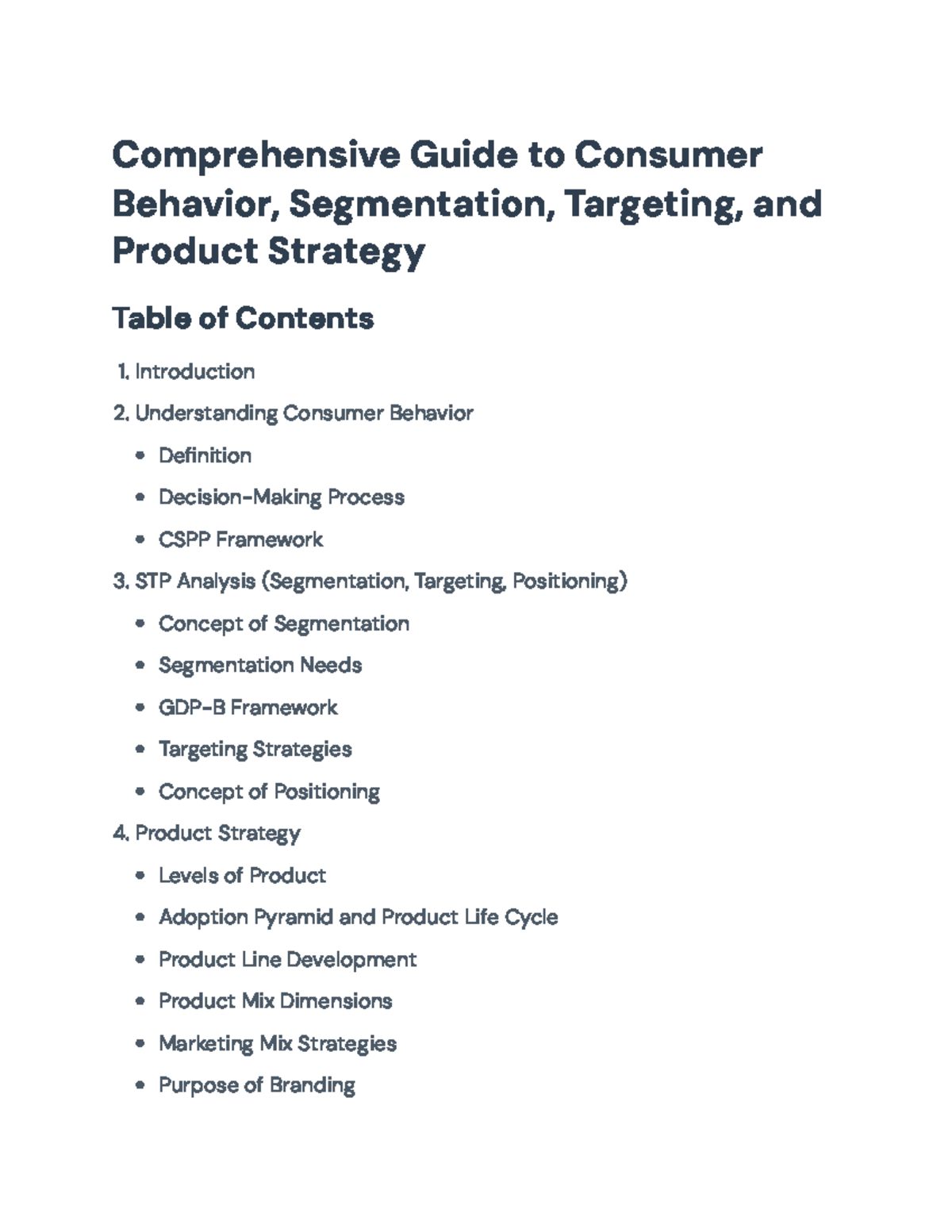Consumer Behavior and Product Strategies: An In-Depth Marketing Guide ...