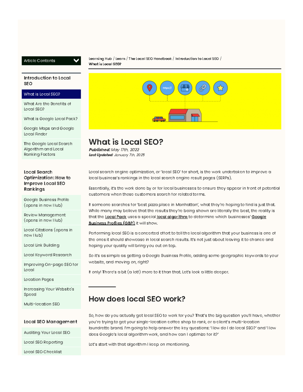 Local SEO Strategies and Best Practices for Small Businesses - Learning ...