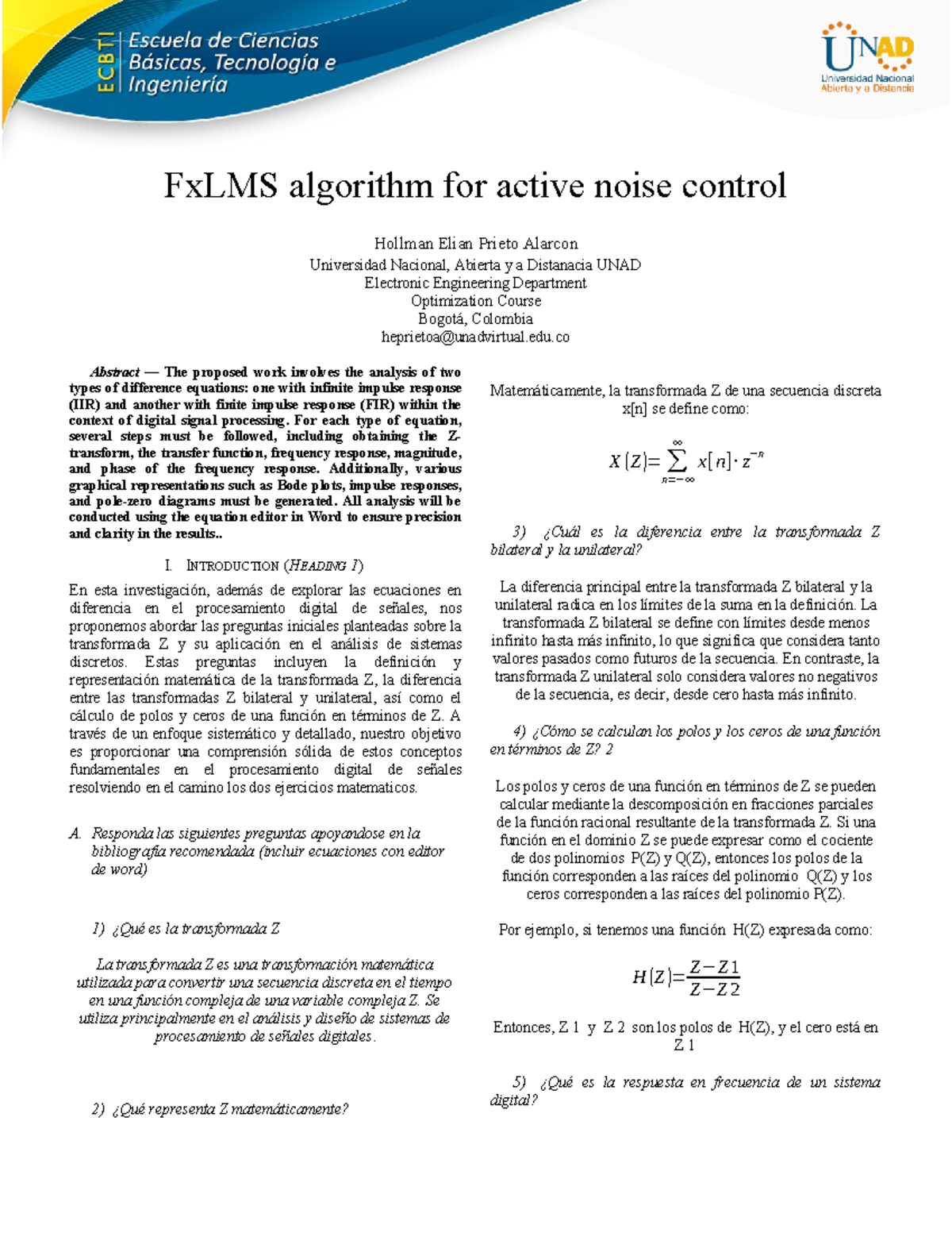 Anexo 2 - Plantilla IEEE tarea 2 - FxLMS algorithm for active noise ...