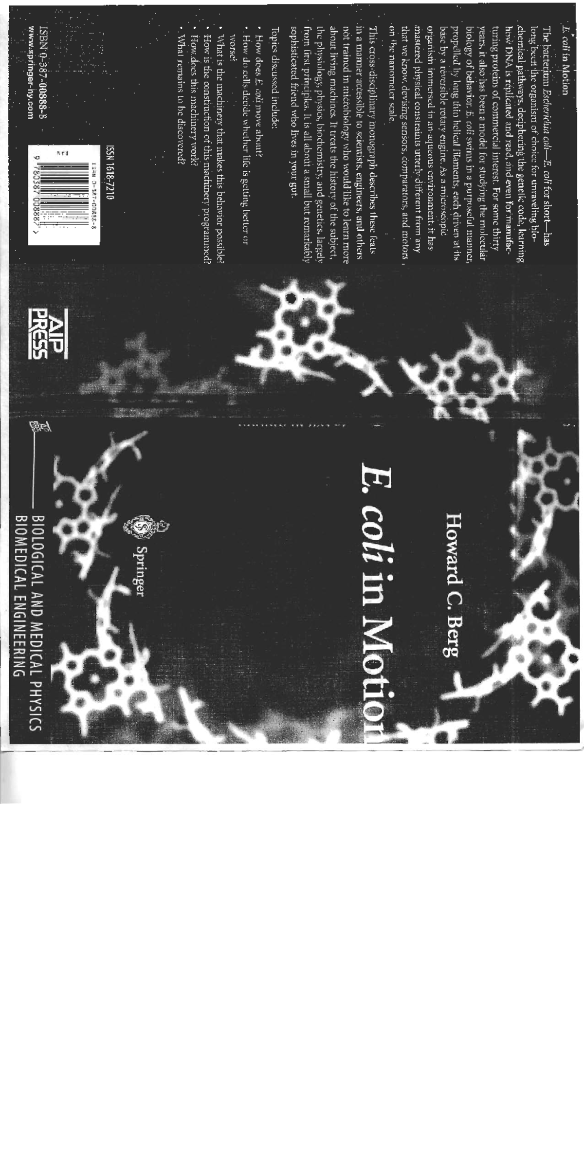 ECO 101: E. coli in Motion - Intro & Table of Contents - Studocu