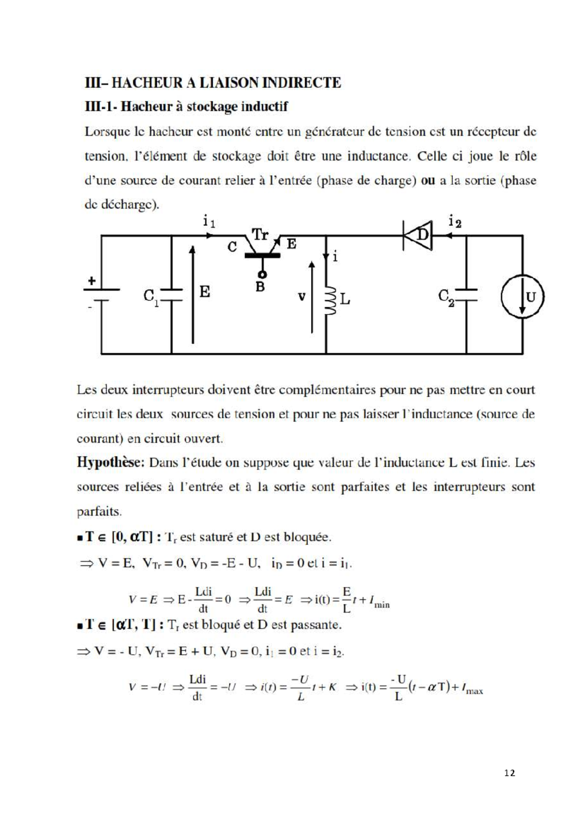 HACHEUR A LIAISON INDIRECTE - Notes de Cours Chopers - Studocu