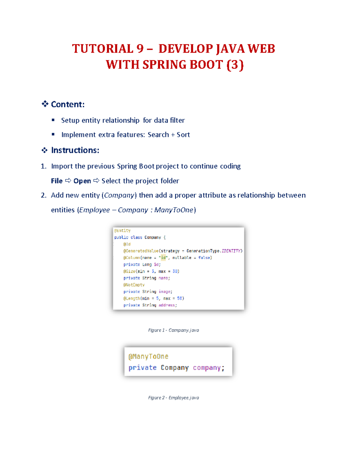 Tutorial 9 - Java Web Dev with Spring Boot (Search & Sort Features ...