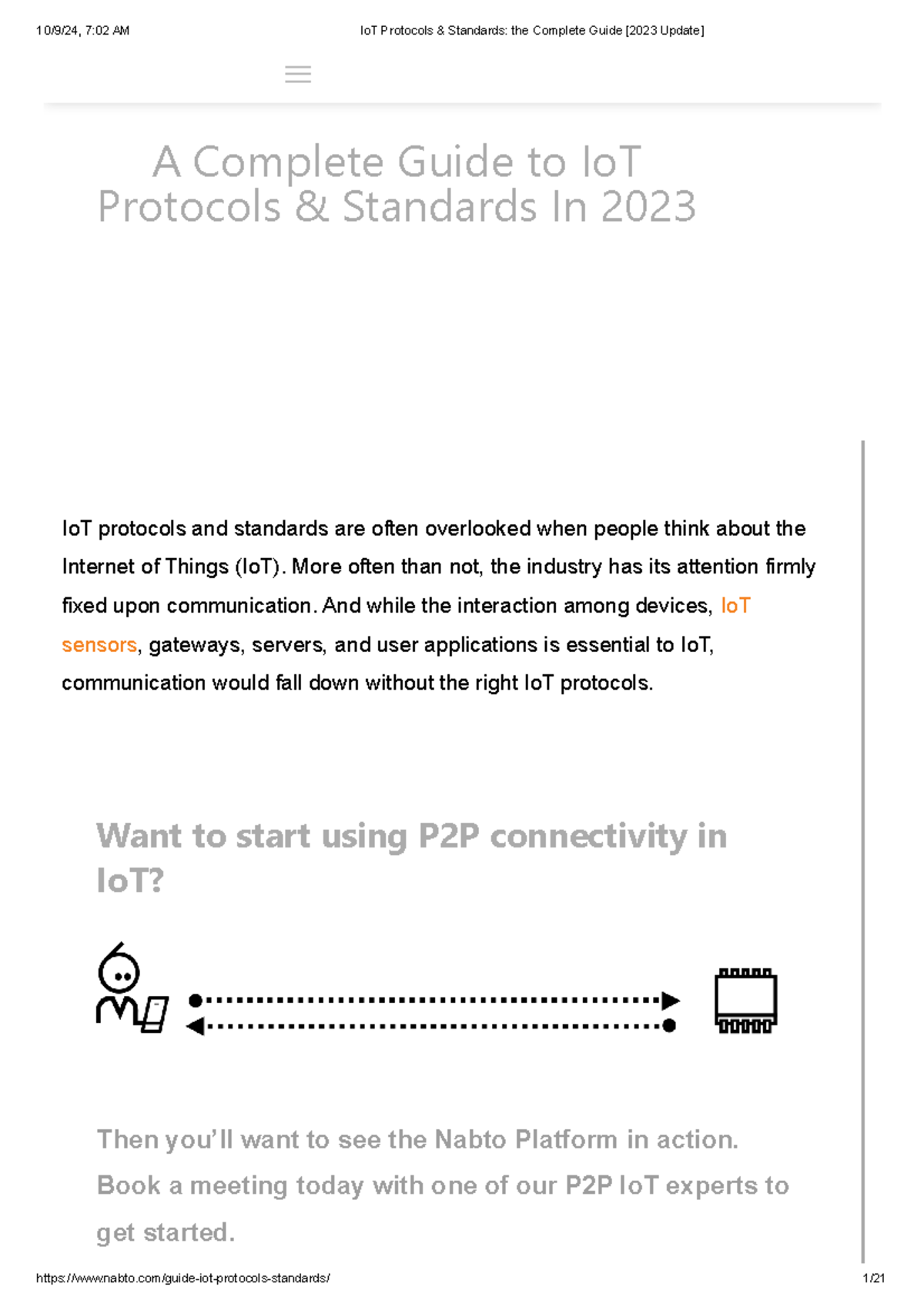 Unit4Io T Protocols & Standards the Complete Guide [2023 Update] - IoT ...