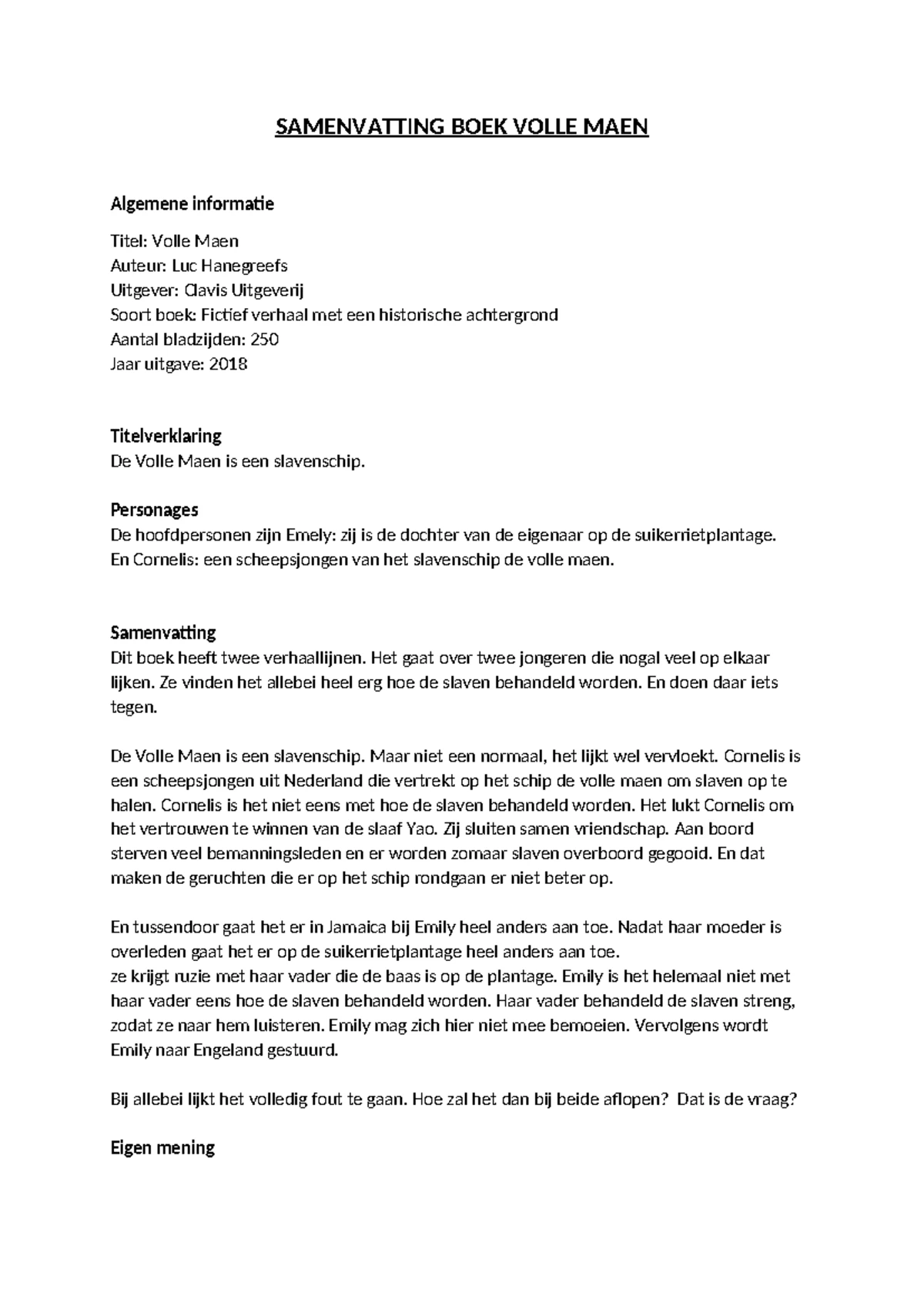 H3 - Leertekst Samenvattingen en Opbouw van Teksten - Studeersnel